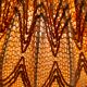Vintage knit lampshade pendant lamp