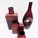 Set of four modernist ceramic vases. Germany, 1960s and 1970s.