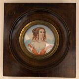Miniature Napoleon III: portrait of a woman