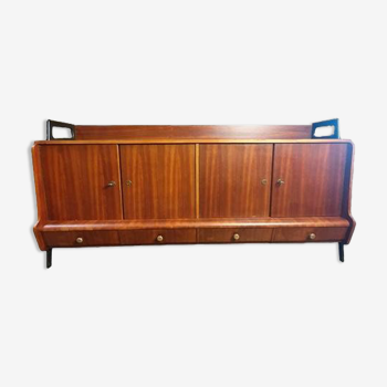 Enfilade vintage en contreplaqué de teck