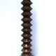 XL turned wooden lamp base H.47 cm 1950s design