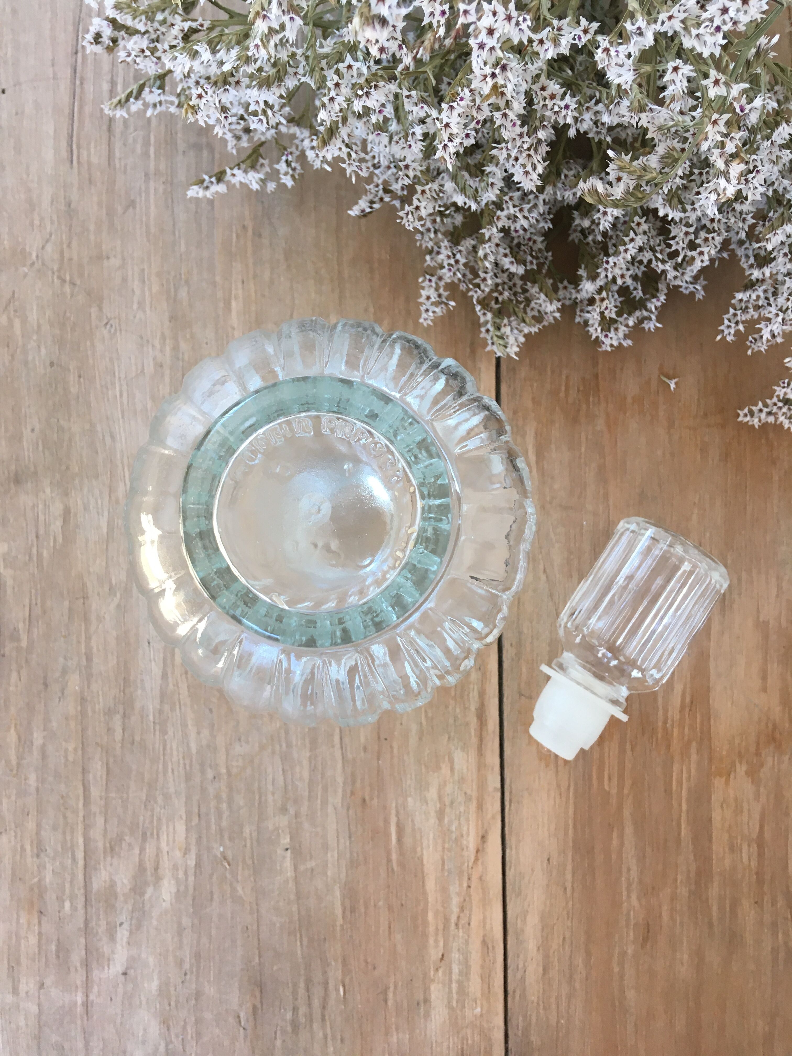 Vintage glass bottle