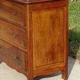 Simple walnut chest of drawers