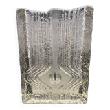 Walther for Heiner Düsterhaus- Transparent glass vase from the 70s