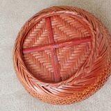 corbeille en bambou tressé