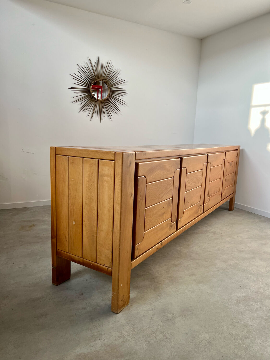 Bawn enfilade house Regain solid elm XXL 4 doors