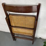 Lot folding chairs in canning