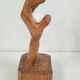 Brutalist Arts and Crafts Sculpture Wooden Hand, 1950s