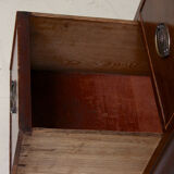 Bureau Victorian oak and leather