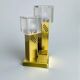 Cubic Murano glass table lamp by Gaetano Sciolari, Italy 1970s