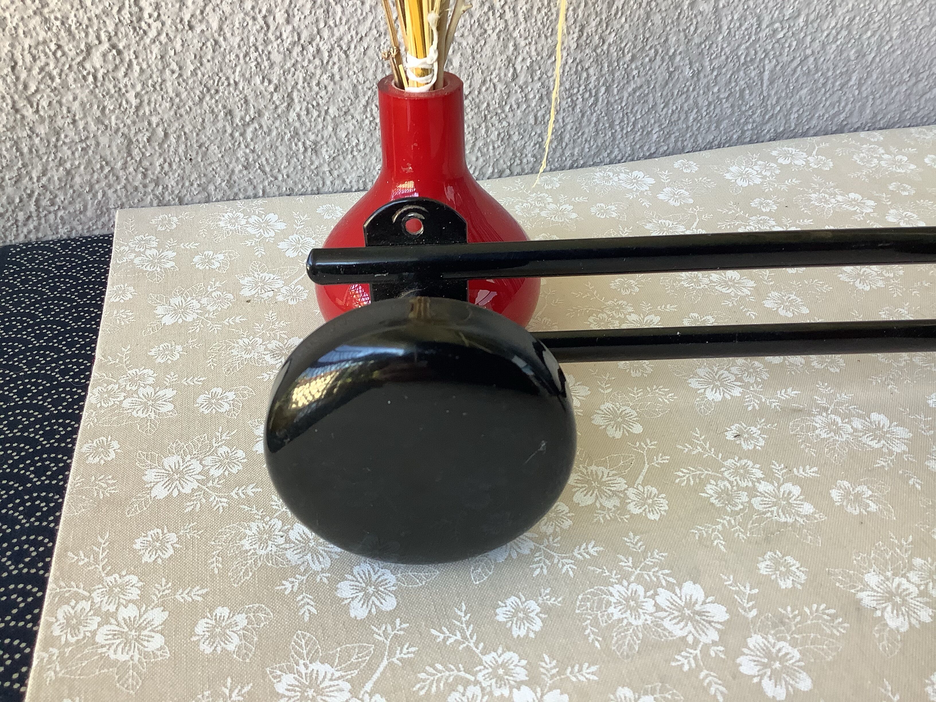 Vintage patère 70' black