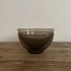 Vintage Arcoroc smoked glass bowl