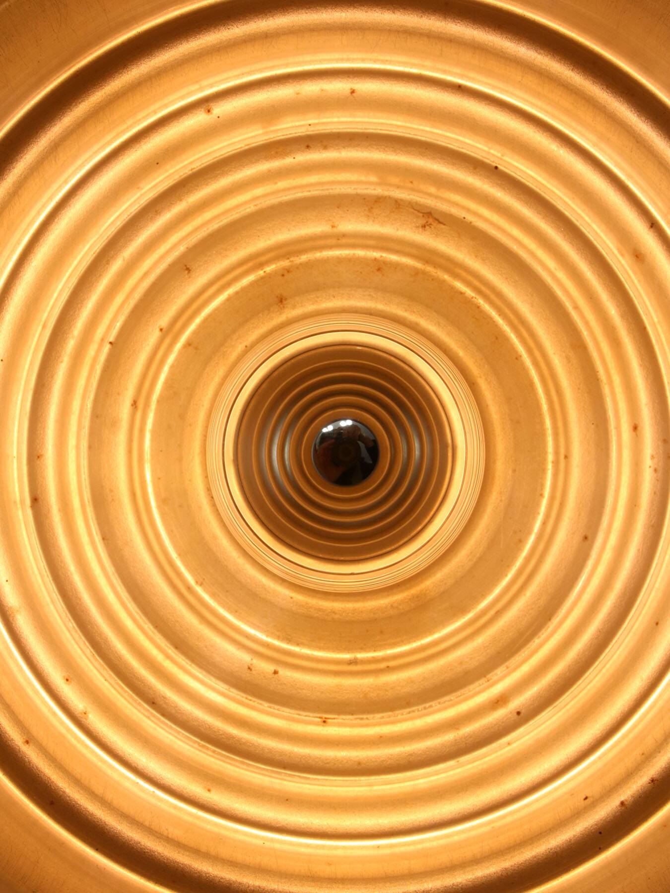 Mid-Century Italian Floor Reflector Lamp in Aluminium