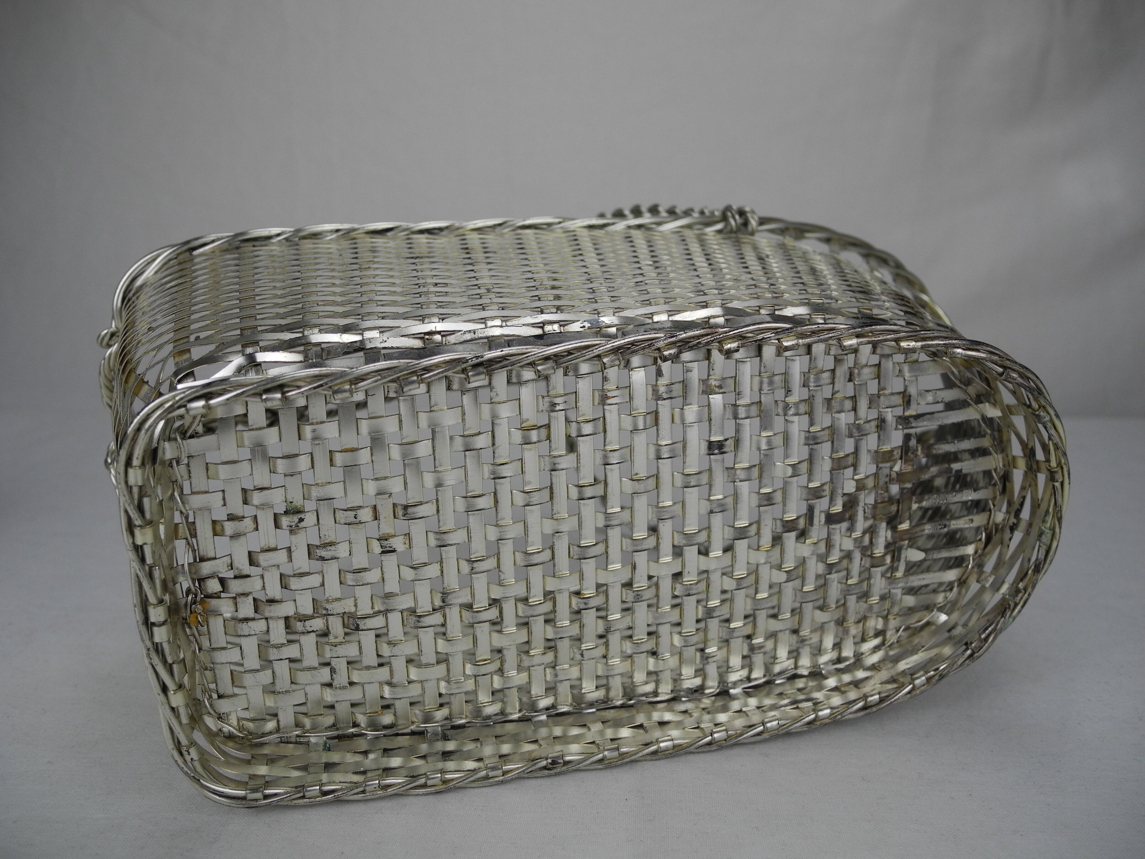 Ancien panier porte bouteille Christofle Gallia