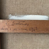 Spring on the Farm, signed E. Soutrenoy, 1949