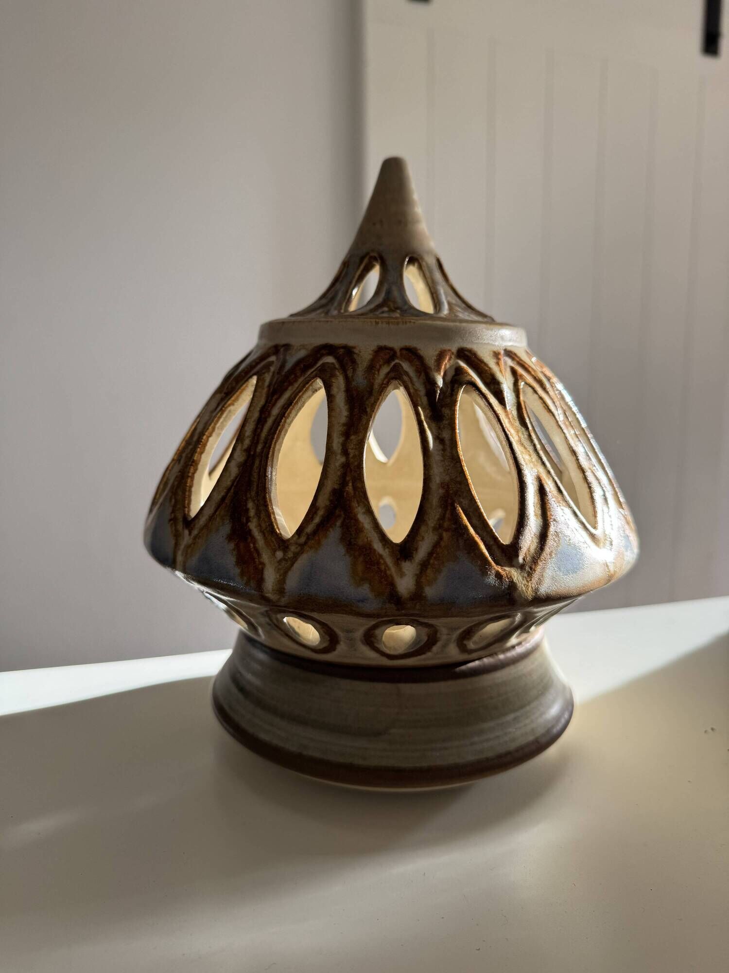 lantern Noomi Backhausen, Søholm Stentøj, Denmark, mid century