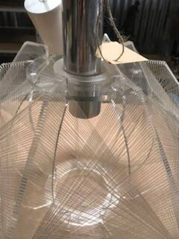 Luminaire abat-jour Paul Secon année 70 vintage