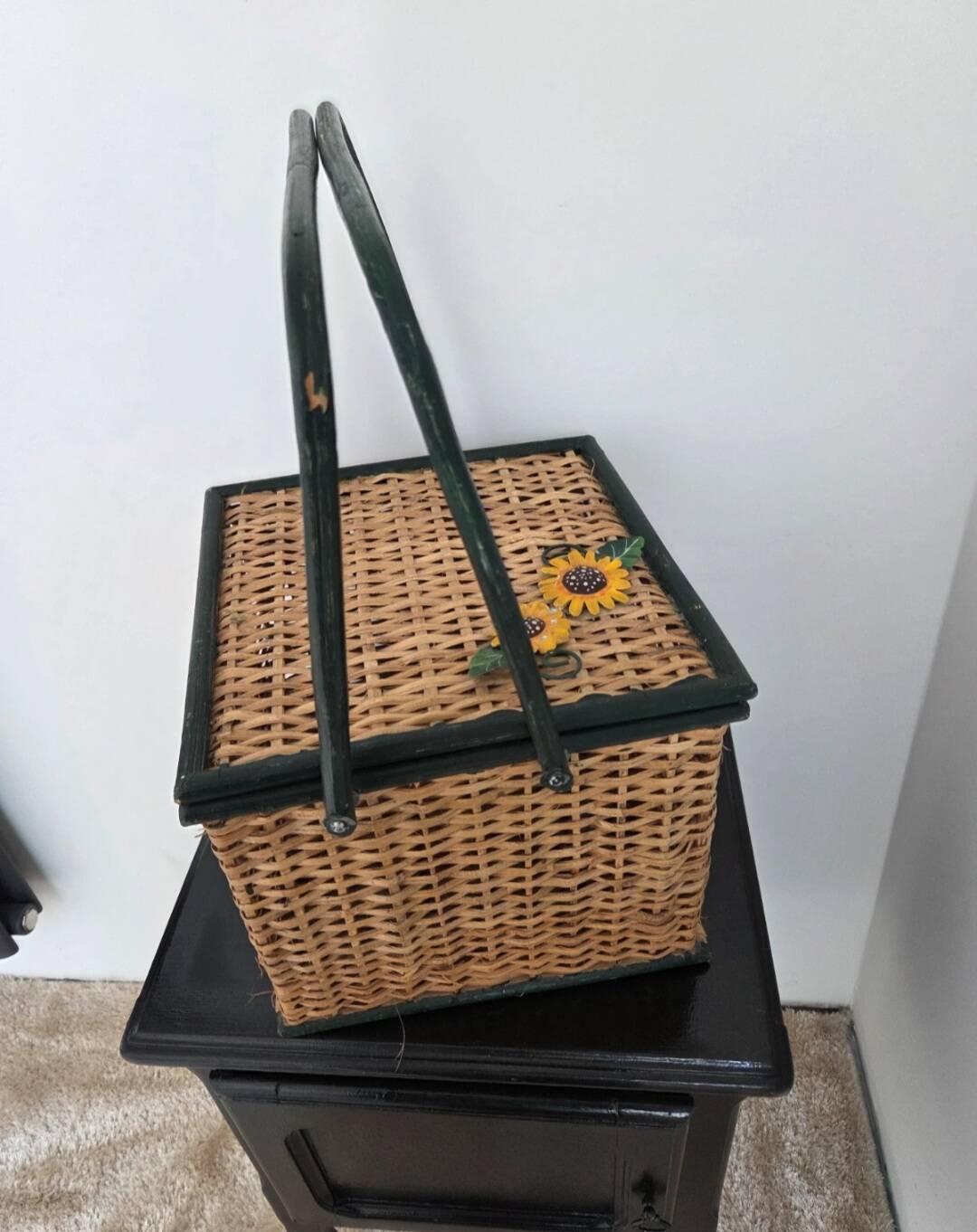 Panier vintage en osier