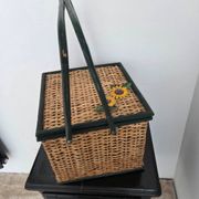 Panier vintage en osier