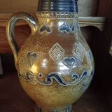 Ceramic pitcher/jug with Roger Guerin coat of arms.