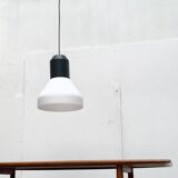 Minimalist bell-shaped pendant lamp in metal and glass, Italian by Sebastian Herkner for Classicon.