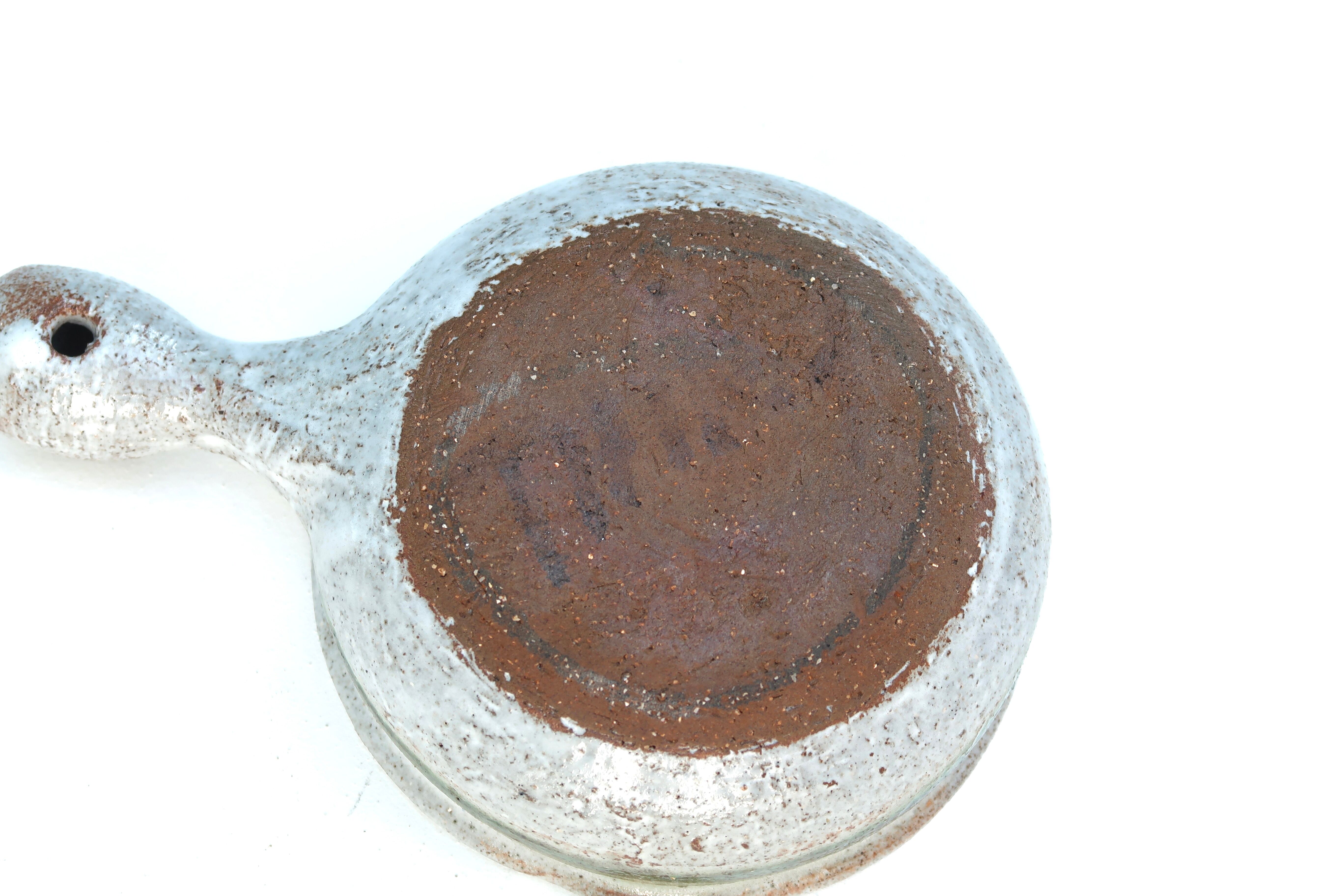 Ceramic saucier dish by Albert Thiry, 60s