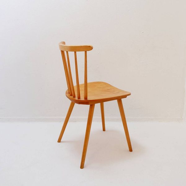 Lot de 4 chaises scandinaves des années 50/60