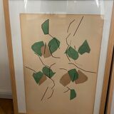 André beaudin, lithographie originale, signé et numéroté au crayon