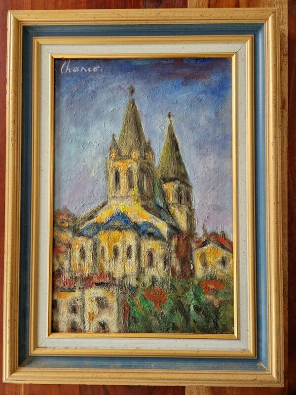 Roland Chanconnier known as Chanco (1924-2017), friend of Picasso - Oil on canvas