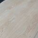 Table scandinave ovale extensible Baumann décapée en teck brut 240cm 1960