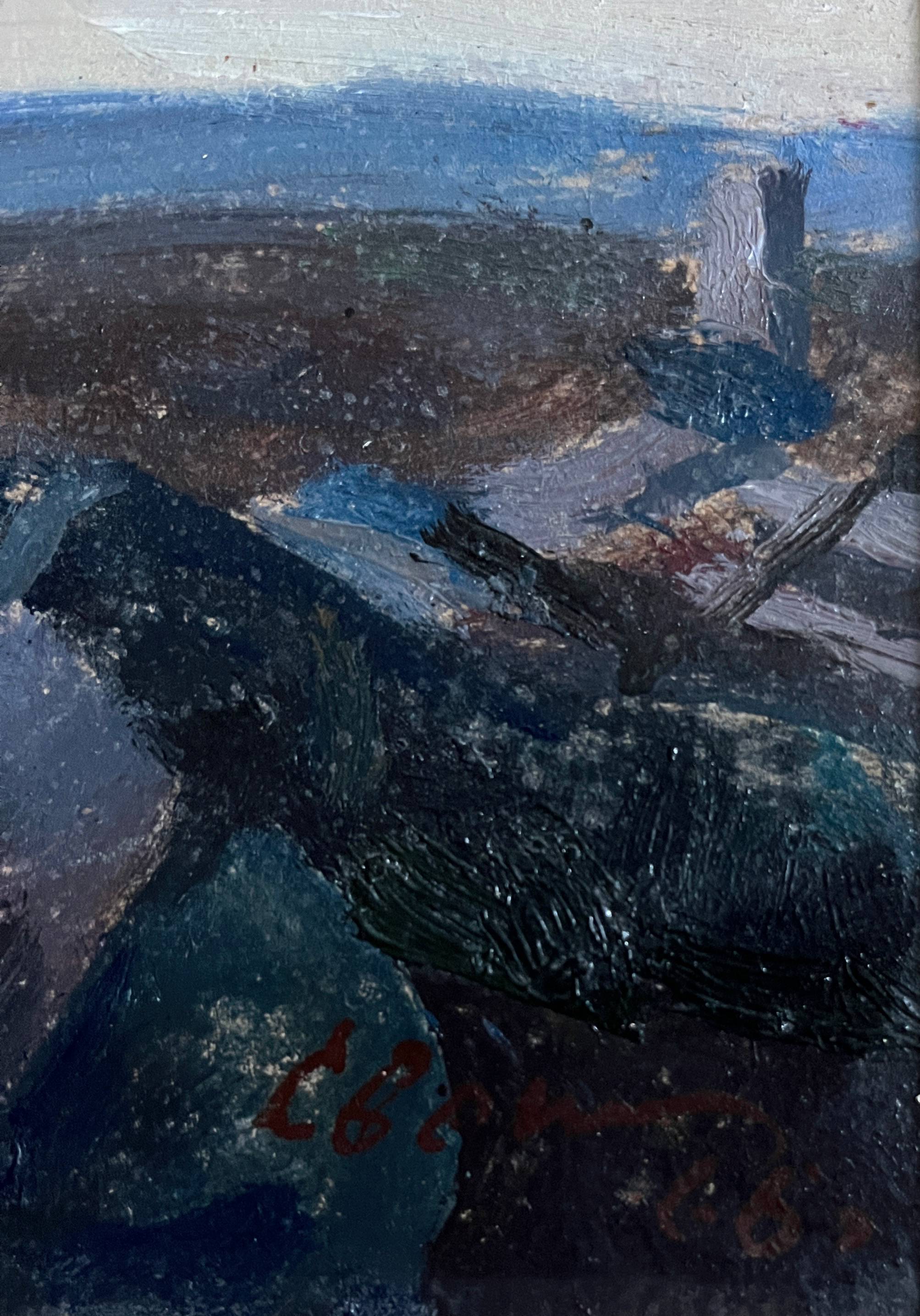 Painting HSP Samouchine (kyiv church) "The Mongol" St Petersburg 1966 Russian