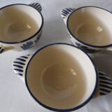 set of 3 small eared bowl