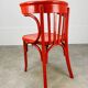 Office armchair Luterma curved wood bistro style