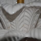 Vintage ceramic palm tree lamp base