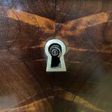 Consulate period chest of drawers in mahogany and mahogany veneer