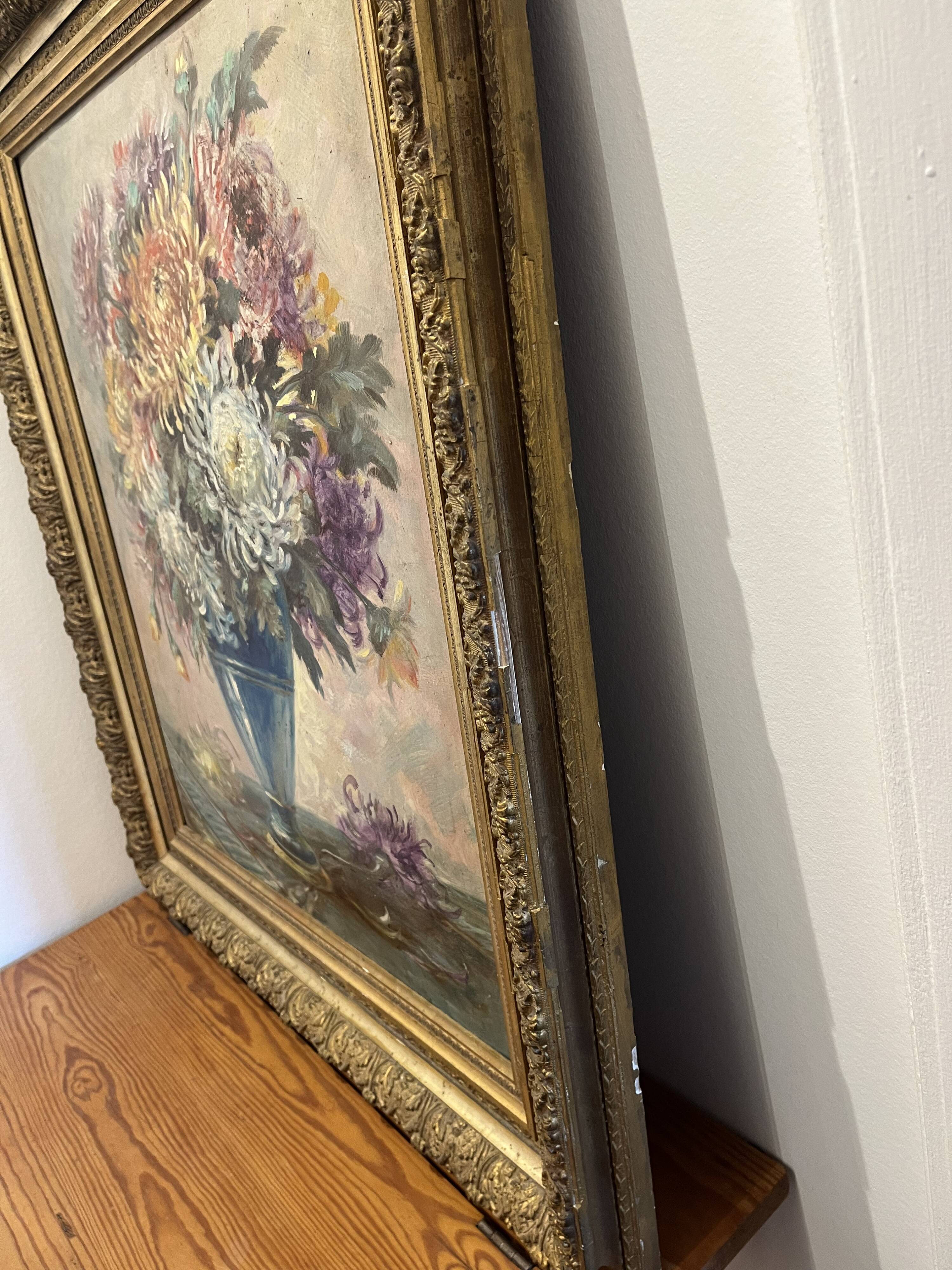 Painting flowers
