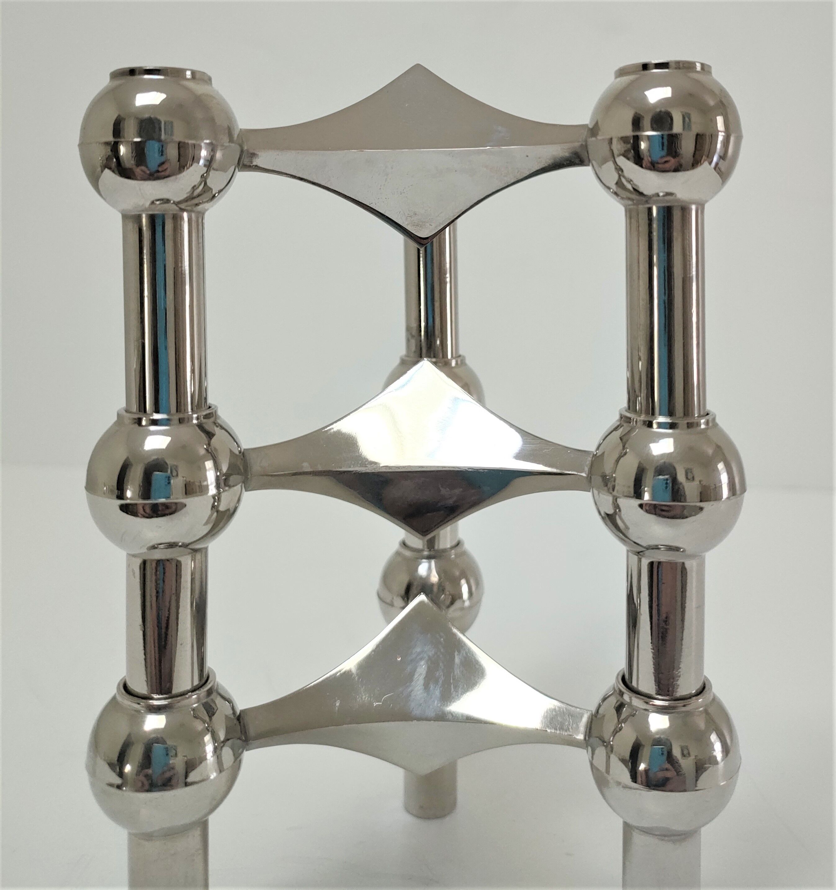 Three candle holders Fritz Nagel and Caesar Stoffi for BMF