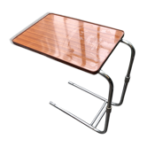 Table d'appoint réglable style formica