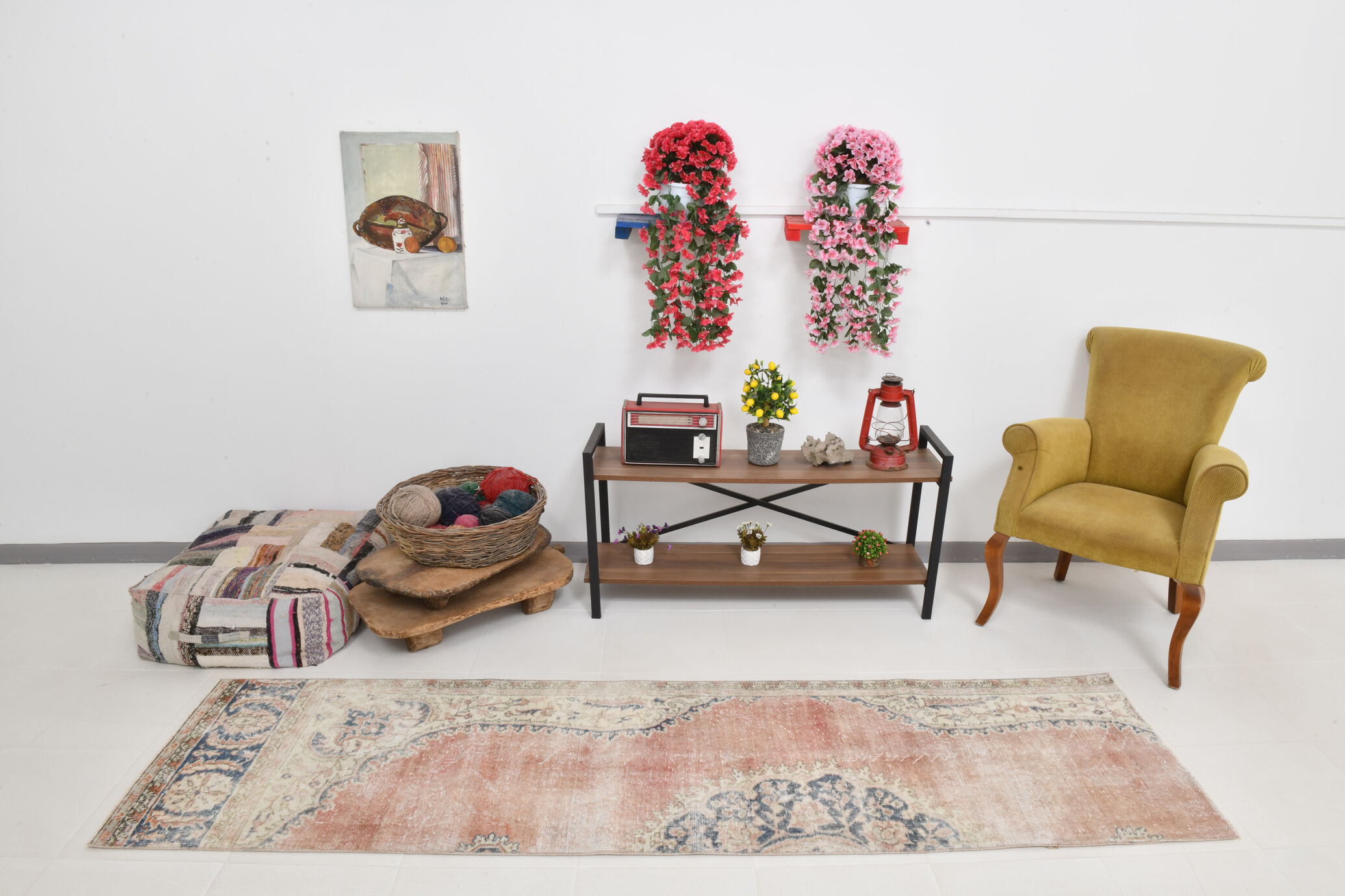 2x9 Narrow Turkish Runner Rug, 72x272Cm