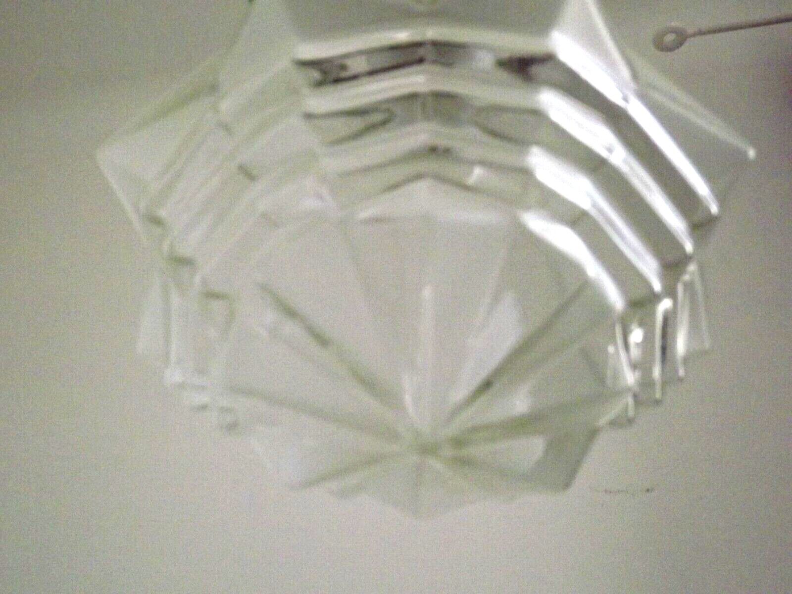 French 1920's-1940's art deco milk glass skyscraper tiered light fixture 3995