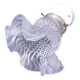 Porcelain and flower glass wall lamp early 20th century