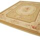 Handmade European Vintage Aubusson Kilim 272 cm x 362 cm