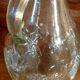 Bouteille en verre moulé vintage 1,75cl
