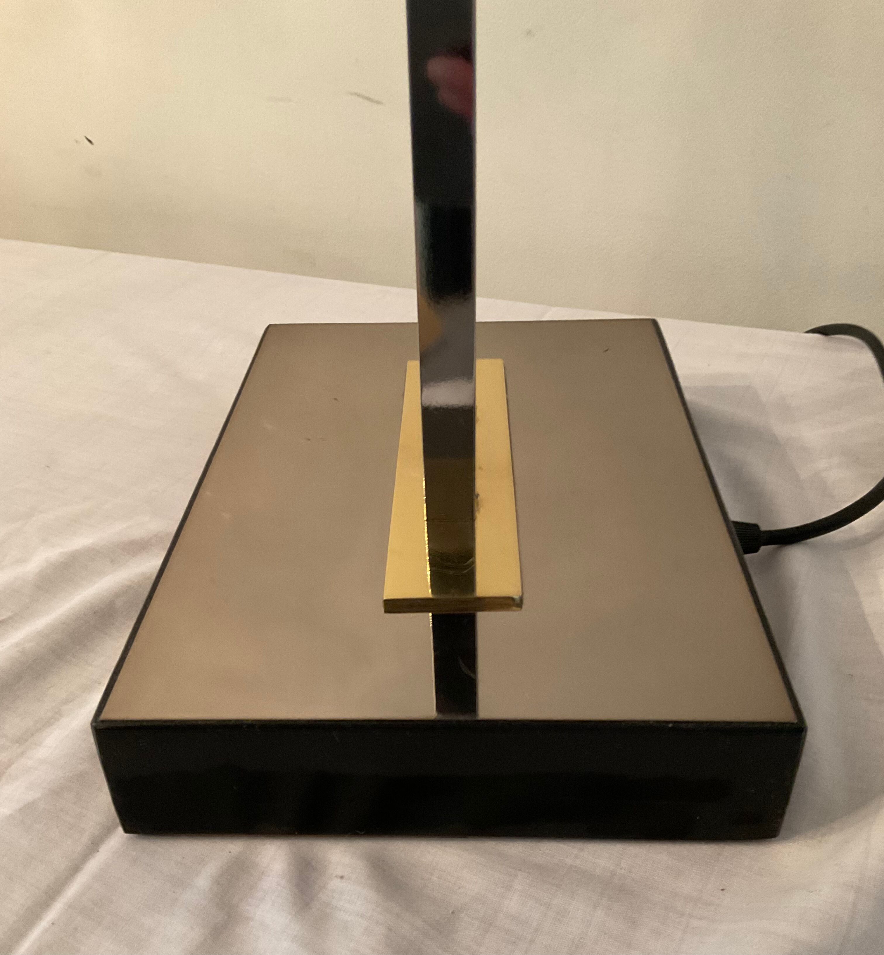 Deknudt brass floor lamp from the 70s