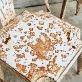 Set industrial chairs bistro chairs Tolix style