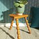 Tabouret tripode vintage