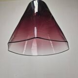 Italian Elegance – Leucos Pendant Light with Transparent Purple Murano Glas