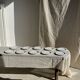 Set of 10 small dessert plates in Italian ceramic Total rim b