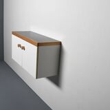 Wall Mounted 'Les Arcs’ Cabinet / Sideboard, France, 1970s