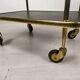 Vintage brass bar service
